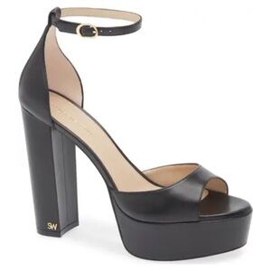 New Stuart Weitzman Pamela Platform Sandal Sz US 9.5
